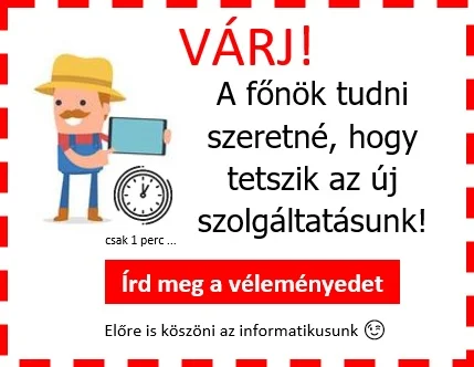 Töltsd ki és értékeld munkánkat!